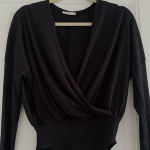 Zara V-neck Bodysuit